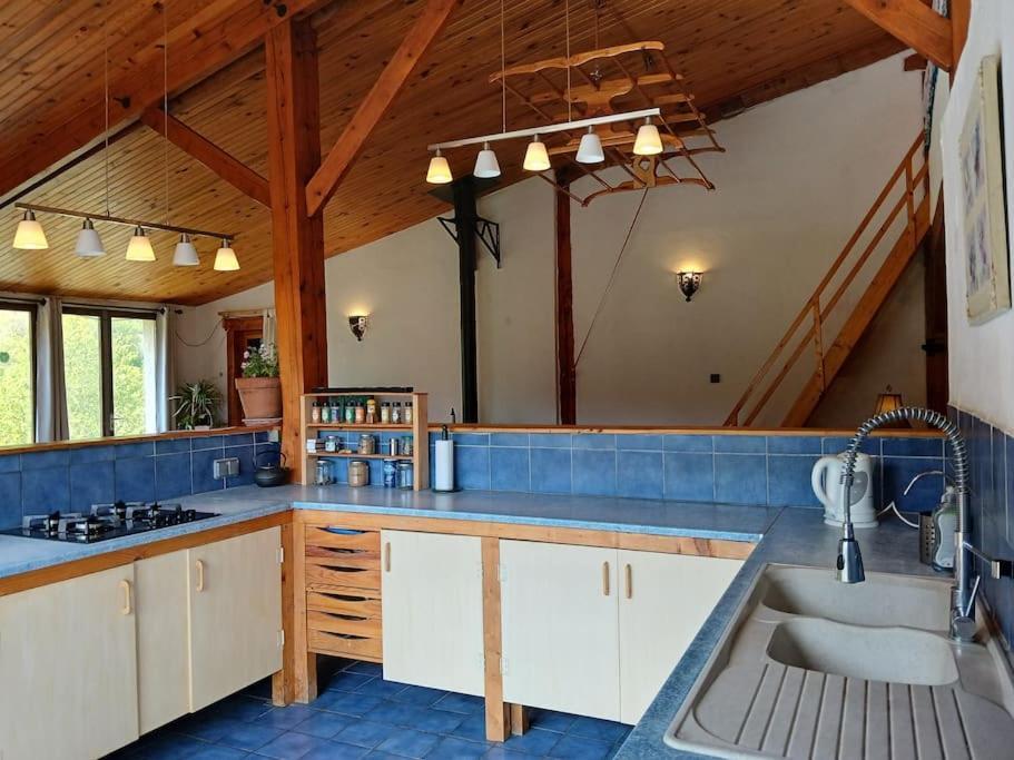 Bright Loft With Mountain And Nature View Sougraigne Экстерьер фото