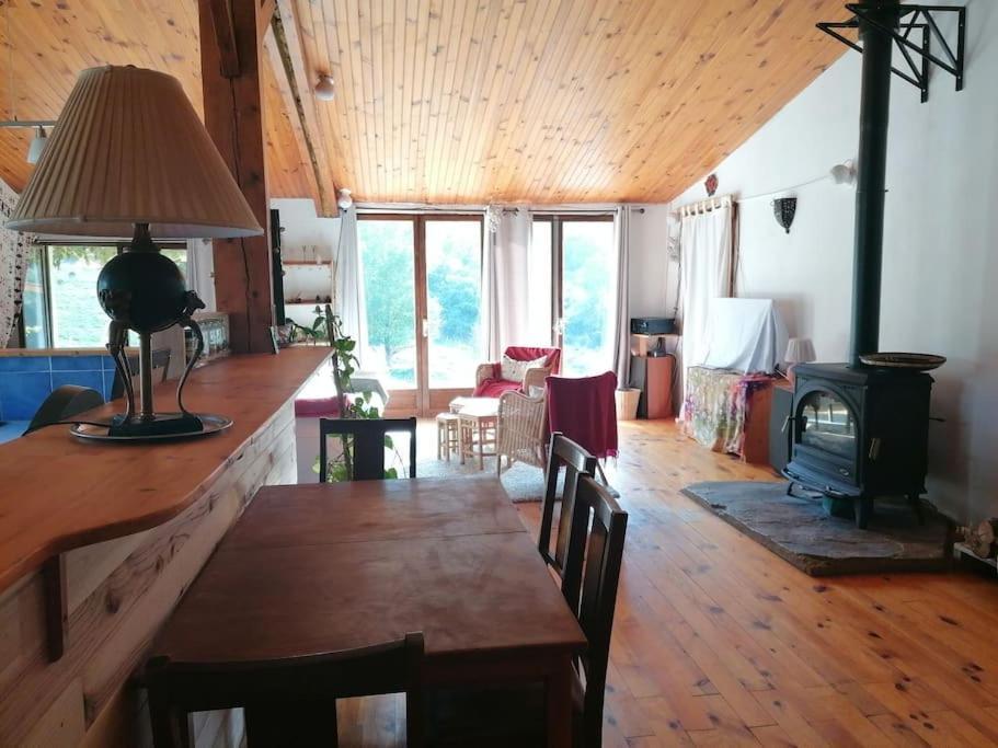 Bright Loft With Mountain And Nature View Sougraigne Экстерьер фото